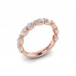 Matching Band for Cascade Oval Engagement Ring