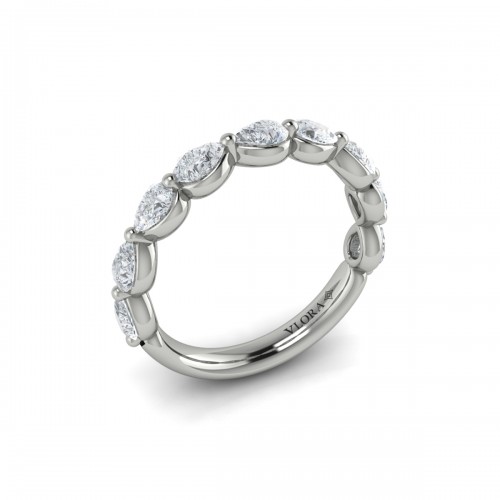 Matching Band for Cascade Oval Engagement Ring