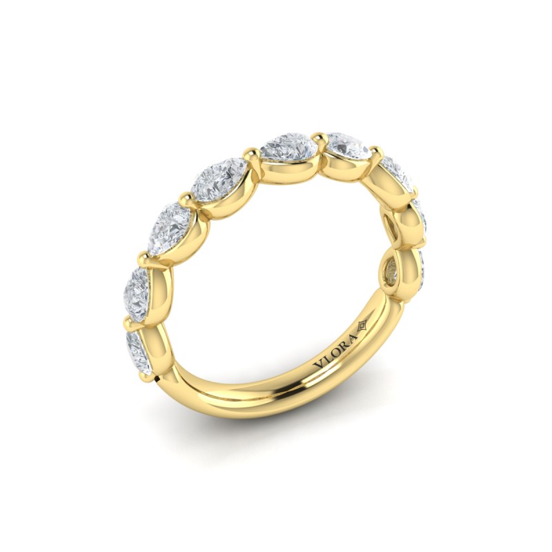 Matching Band for Cascade Oval Engagement Ring