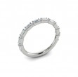 Matching Band for Opulent Oval Engagement Ring