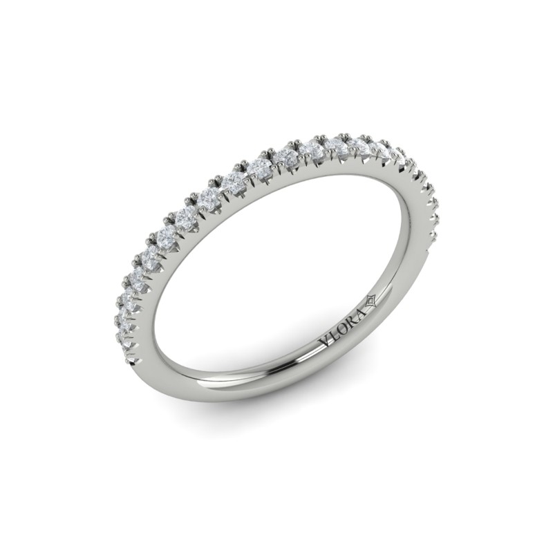 Matching Band for Floral Marquise Cluster Oval Engagement Ring
