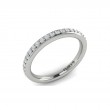 Matching Band for Bold Bezel Emerald Cut Engagement Ring