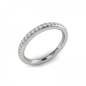 Matching Band for Bold Bezel Emerald Cut Engagement Ring