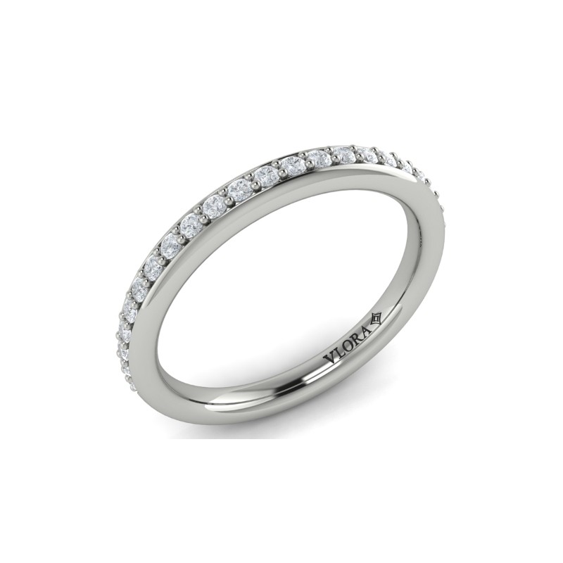 Matching Band for Bold Bezel Emerald Cut Engagement Ring