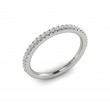 Matching Band for Fluted Emerald Cut Engagement Ring
