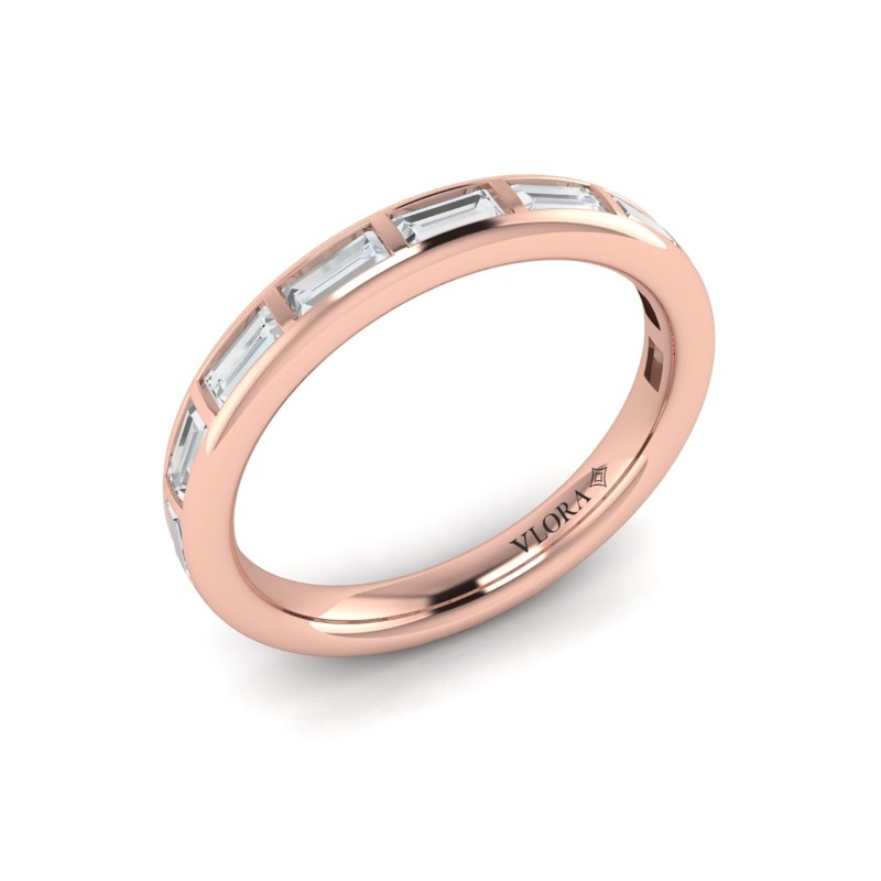 Matching Band for Art Deco Baguette Channel Engagement Ring
