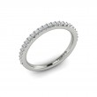 Matching Band for Oval Pave Cathedral Engagement Ring