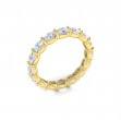 Elegant Oval Eternity Ring