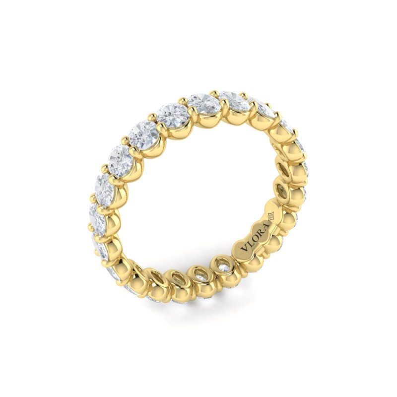 Luminous Oval Eternity Ring