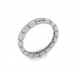 Bezel Set Emerald Cut Eternity Ring