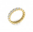 Double Pear Shape Eternity Ring