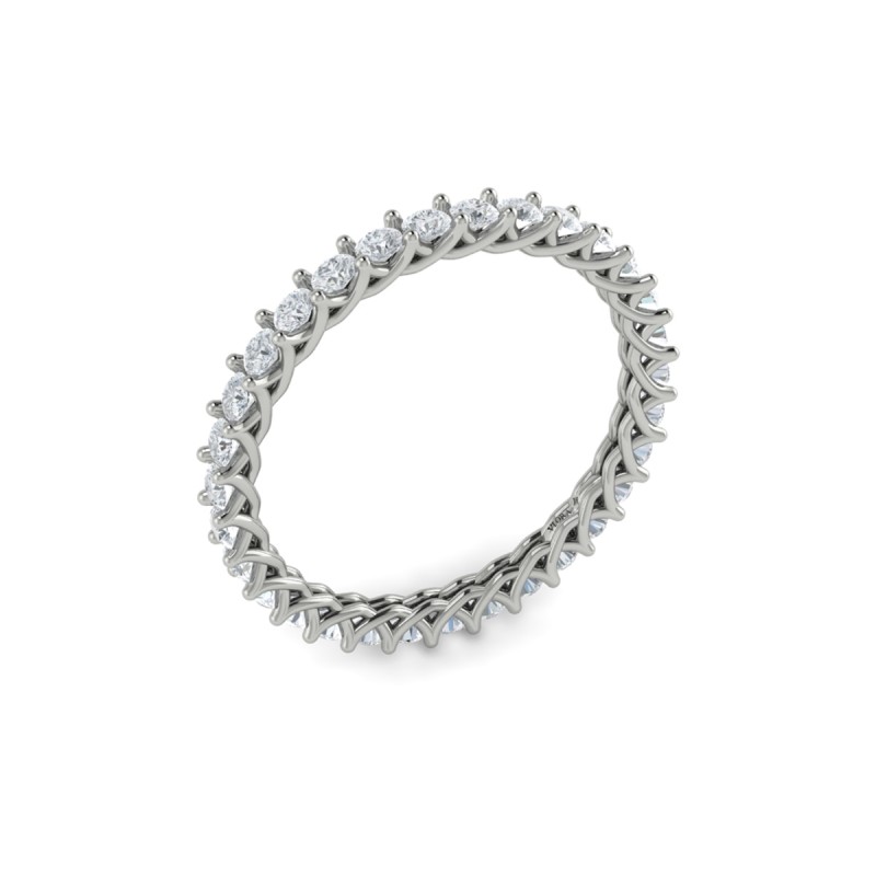 Delicately Woven Eternity Ring