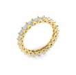 Bold Woven Eternity Ring