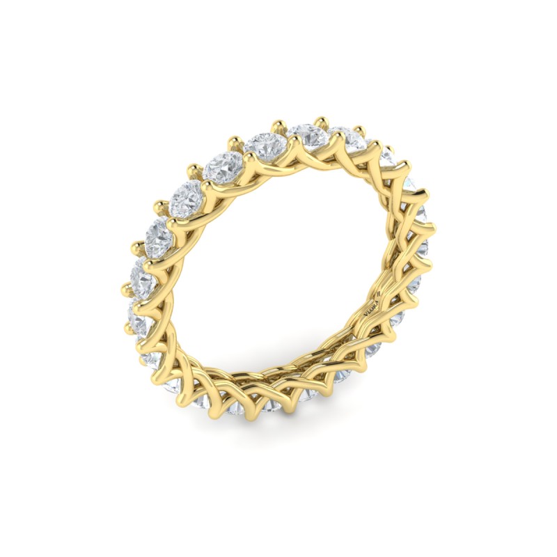 Bold Woven Eternity Ring