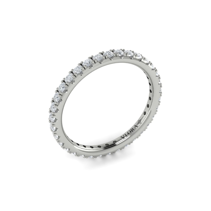 Slim Pave Eternity Ring