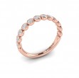 Slim Bezel-Set Stackable Band