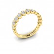 Bezel-Set Stackable Band