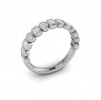 Geometric Bezel-Set Stackable Band