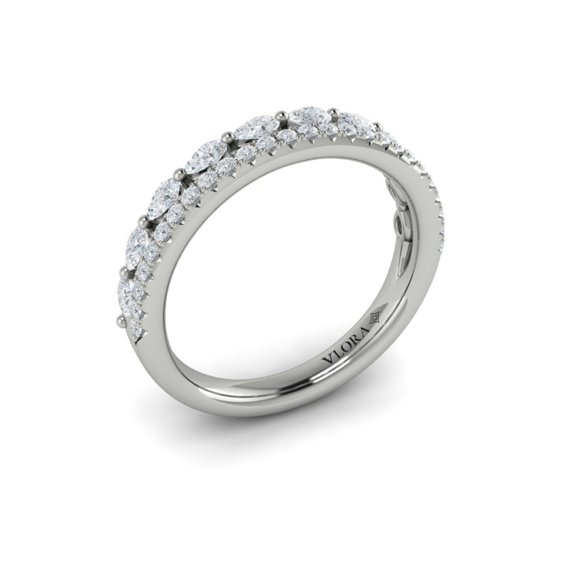 Marquise Dual Stackable Band