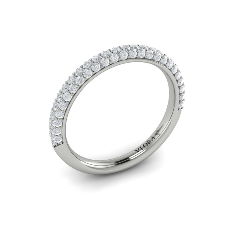Pave Profile Stackable Band