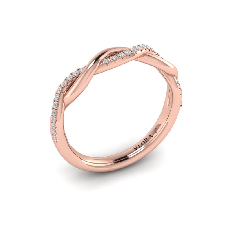 Entwined Stackable Band