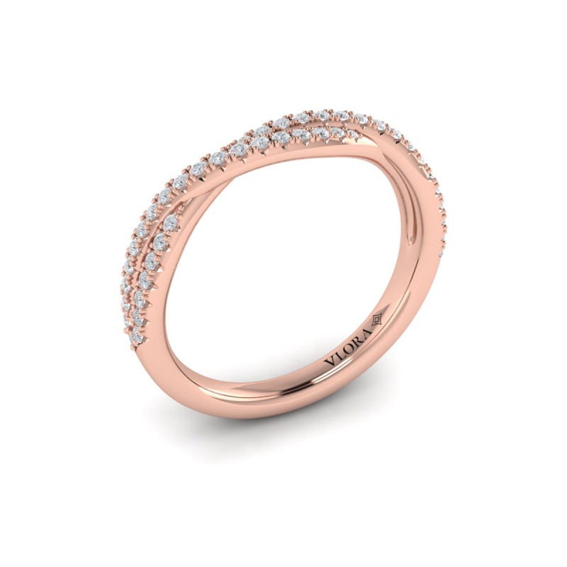 Delicate Twist Stackable Band