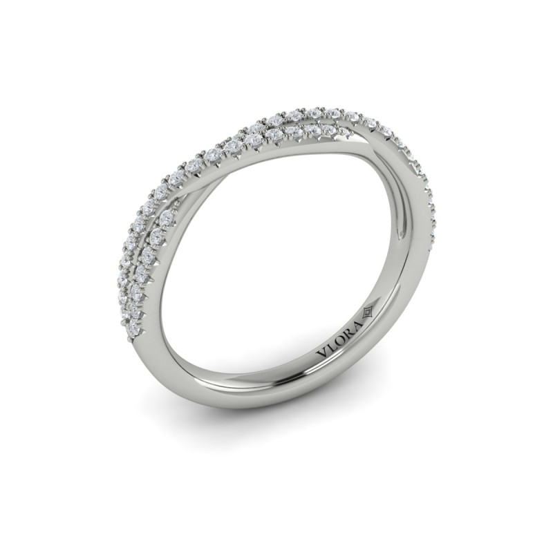 Delicate Twist Stackable Band