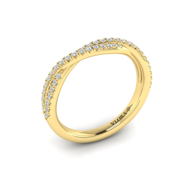 Delicate Twist Stackable Band