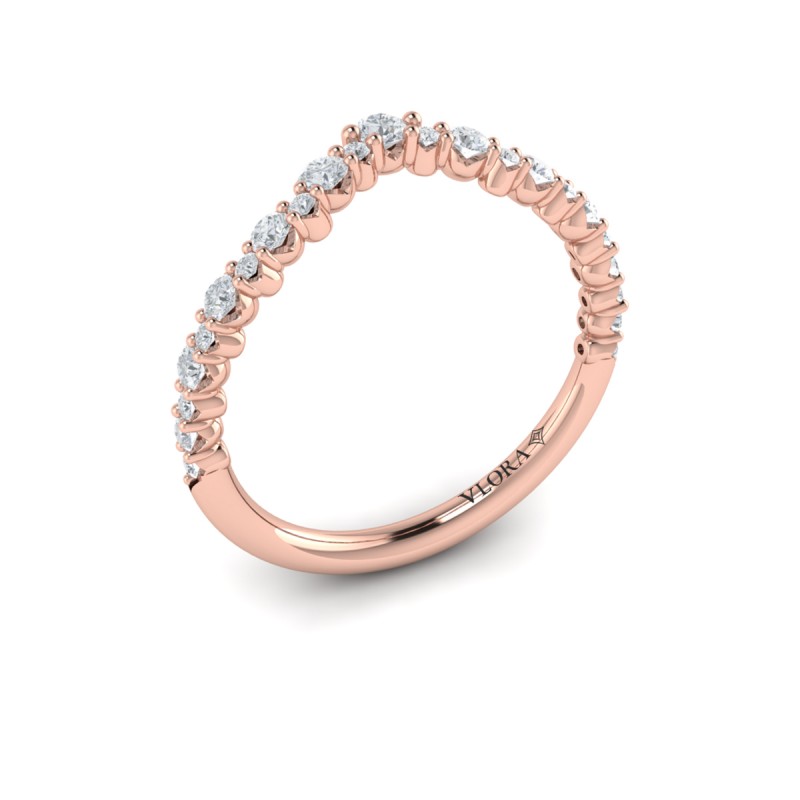 Chevron Contoured Band