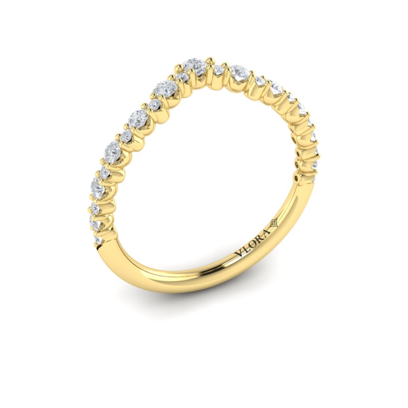 Chevron Contoured Band