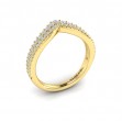 Double Chevron Contoured Band