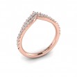 Delicate Chevron Contoured Band