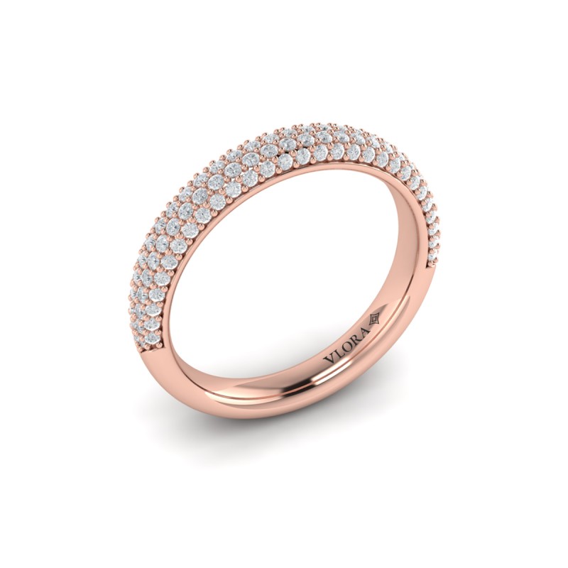 Pave Stackable Band