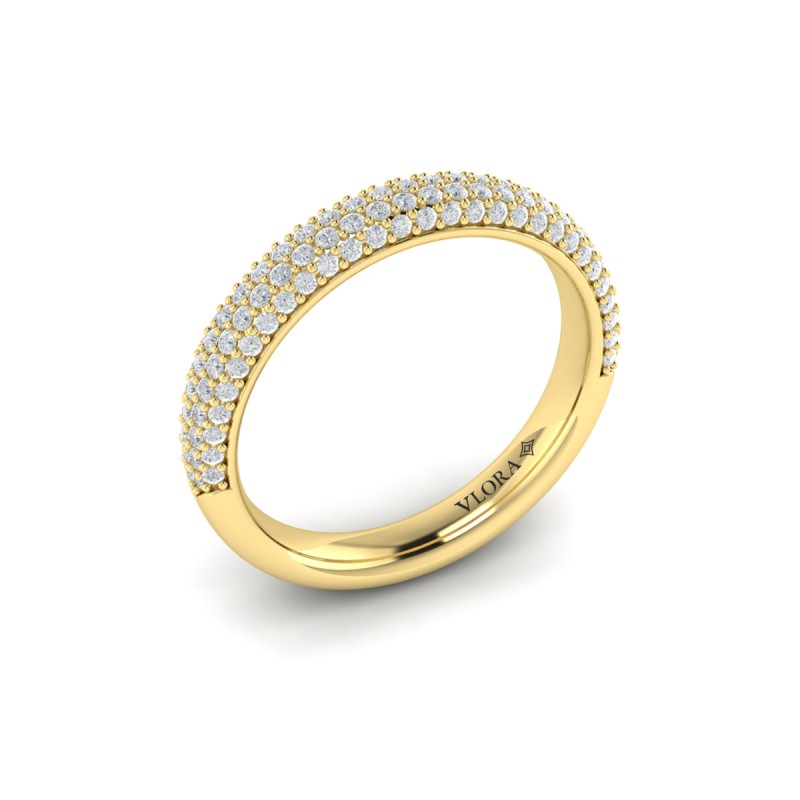 Pave Stackable Band
