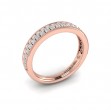 Vintage-Inspired Pave Stackable Band