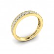 Vintage-Inspired Pave Stackable Band