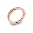 Delicate Wave Stackable Band