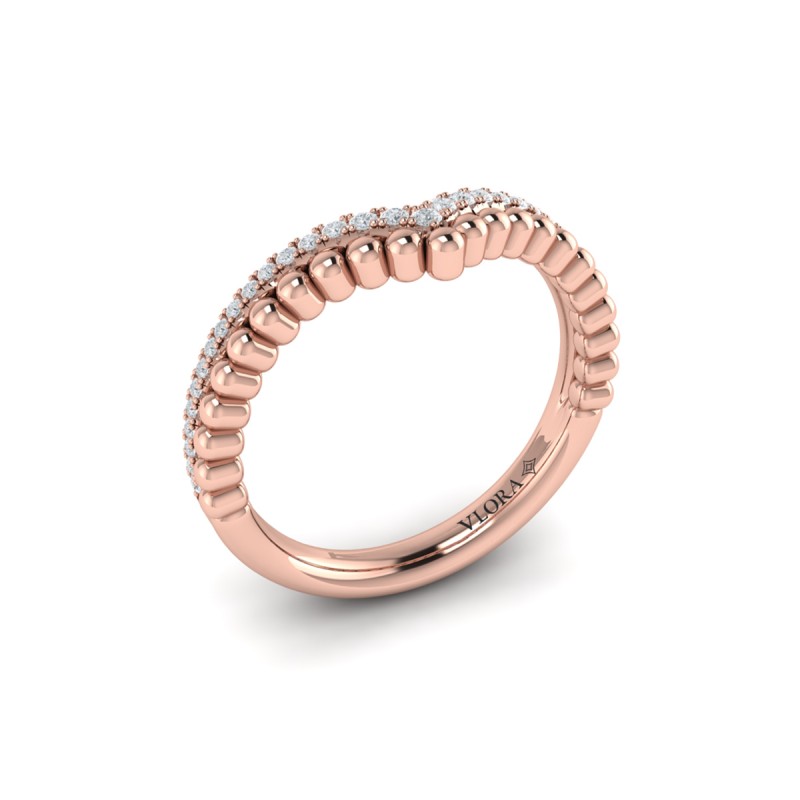Beaded Contoured Band