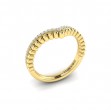 Beaded Contoured Band