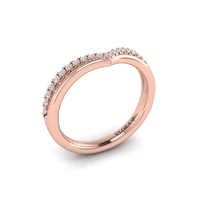 Double Chevron Contoured Band