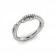 Beaded Twist Stackable Band