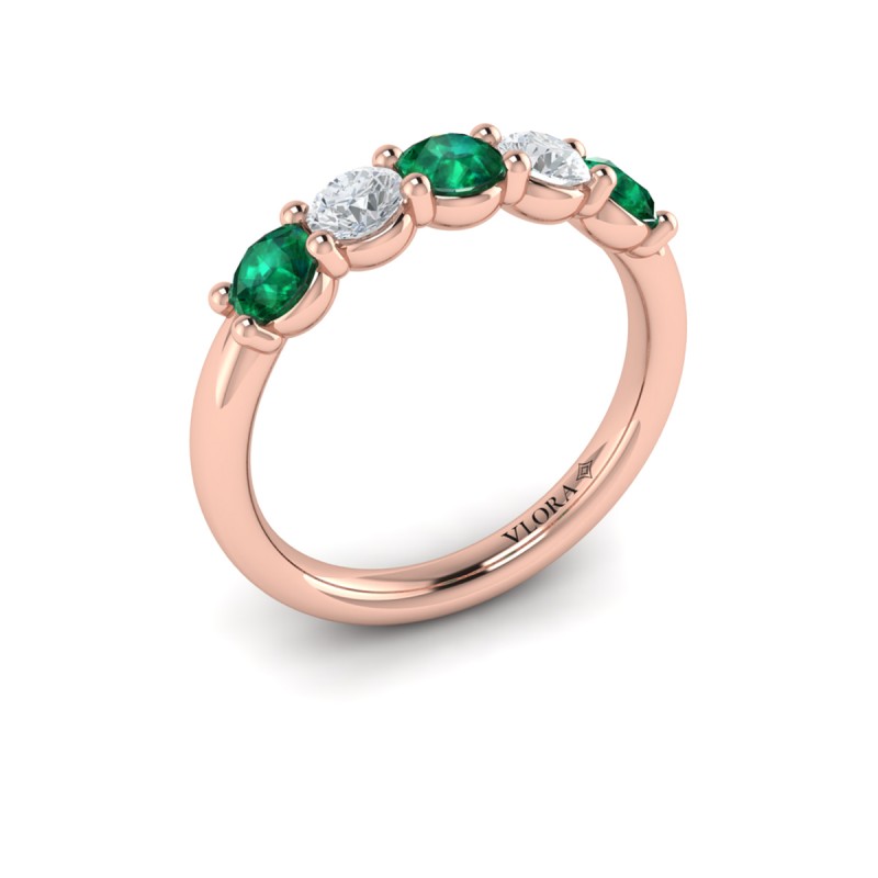 Emerald and Diamond Band