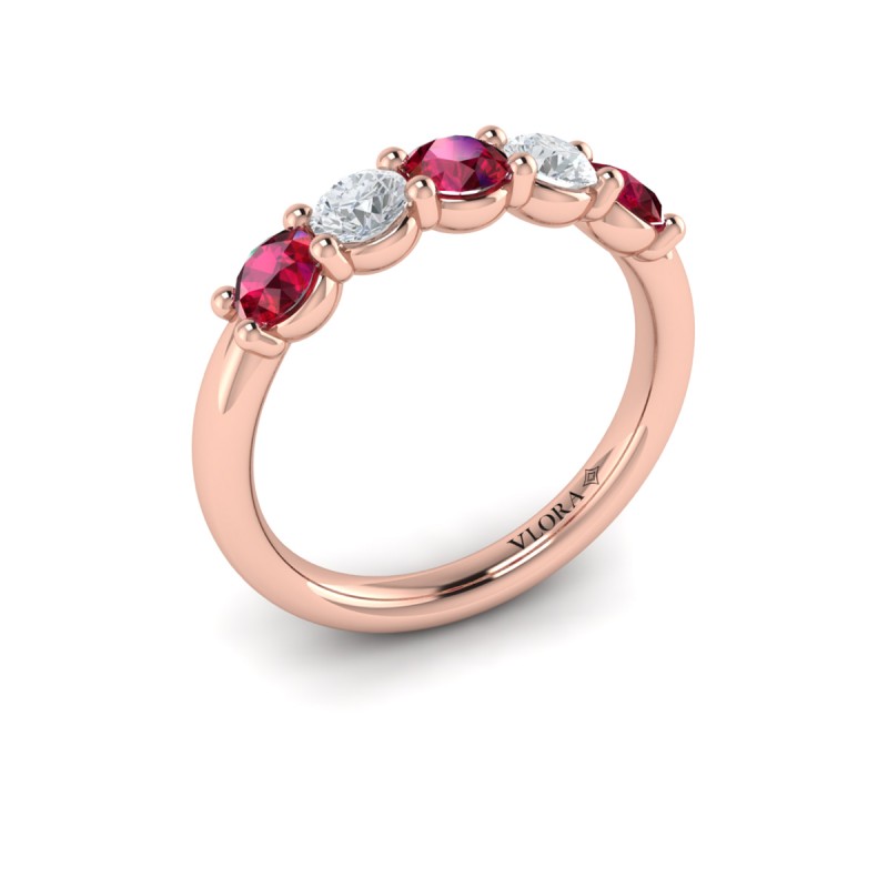 Ruby and Diamond Band