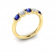 Sapphire and Diamond Band