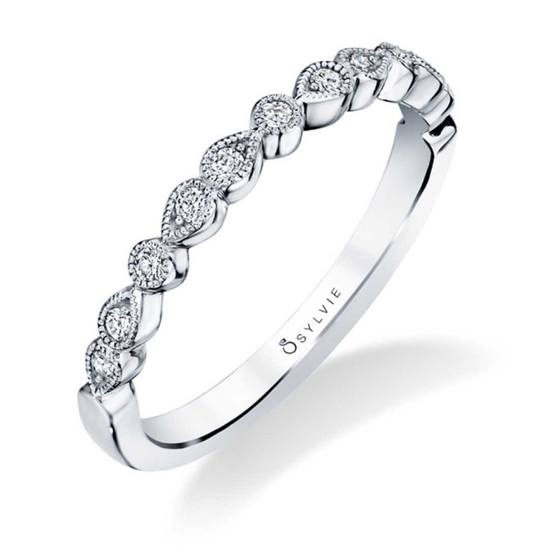 Versatile Stackable Wedding Band - Elena