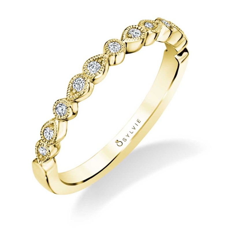 Versatile Stackable Wedding Band - Elena