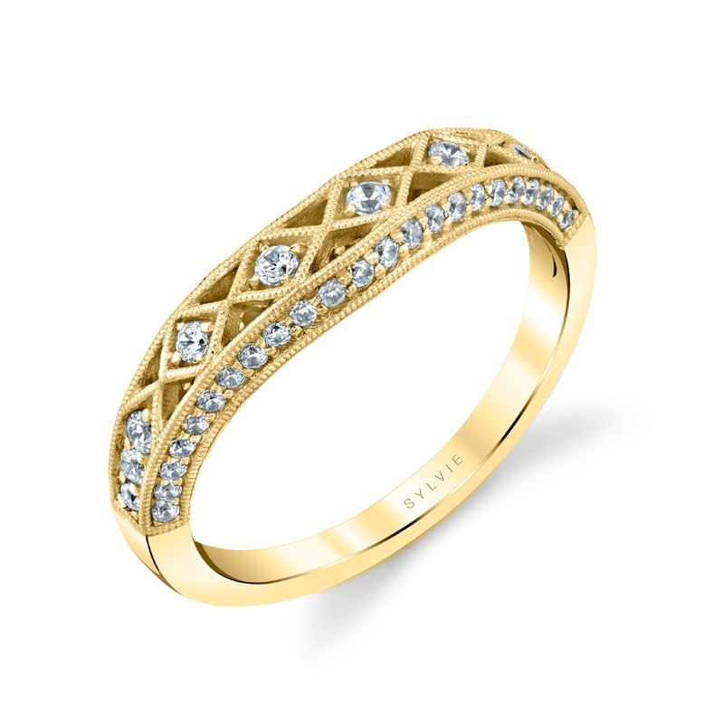 Modern Vintage Wedding Ring - Shayna