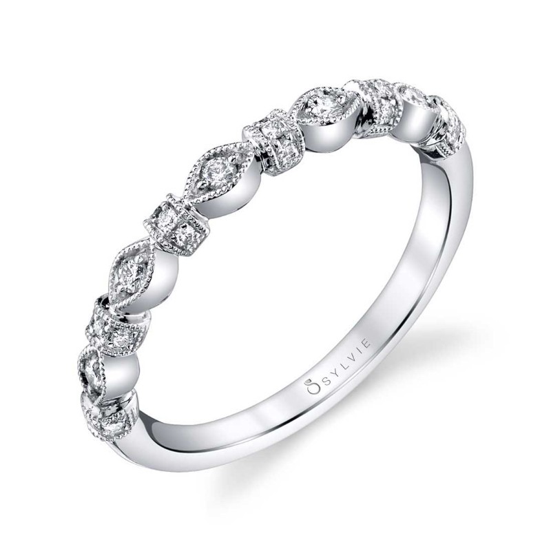 Vintage Inspired Stackable Band - Leandre