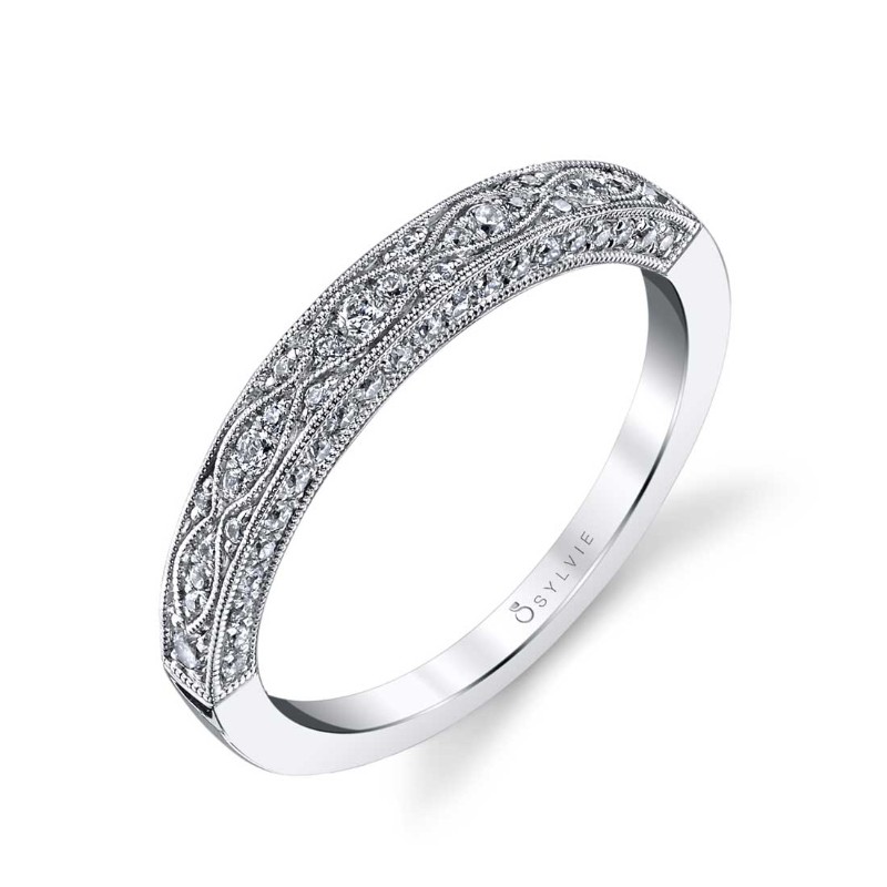 Modern Vintage Wedding Ring - Cheri