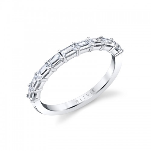 Baguette Wedding Band